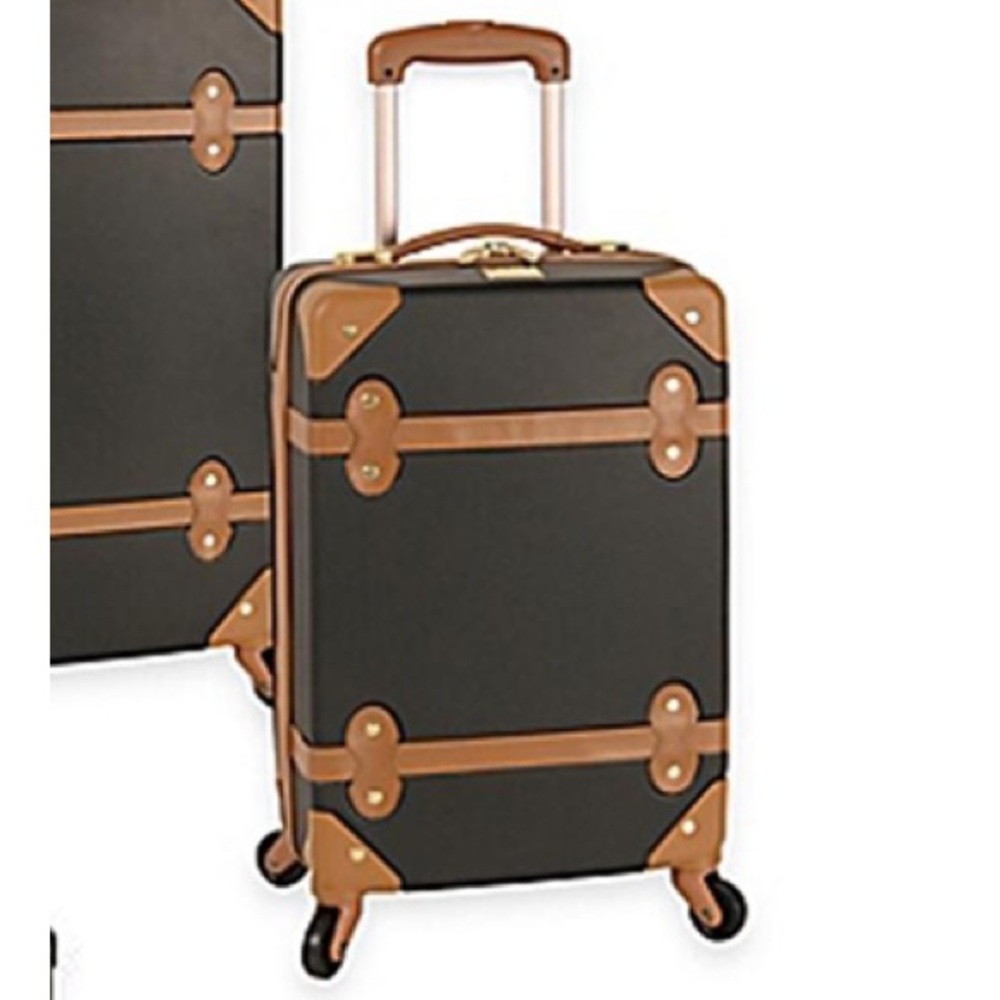 Diane Von Furstenberg DVF Adieu hardside spinner carry on suitcase luggage 18 in